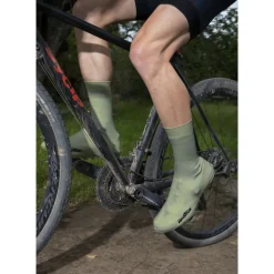 veloToze Silicone Snap Hoge Overschoenen - Dusty Green
