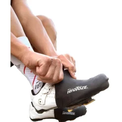 Overschoenen < veloToze Silicone Teenwarmers - Zwart