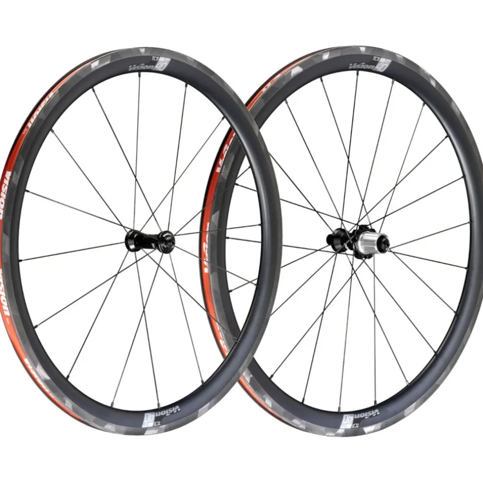 Vision SC 40 Wielset - 28" | Carbon | Clincher - 12x100mm | 12x142mm - Shimano HG-EV