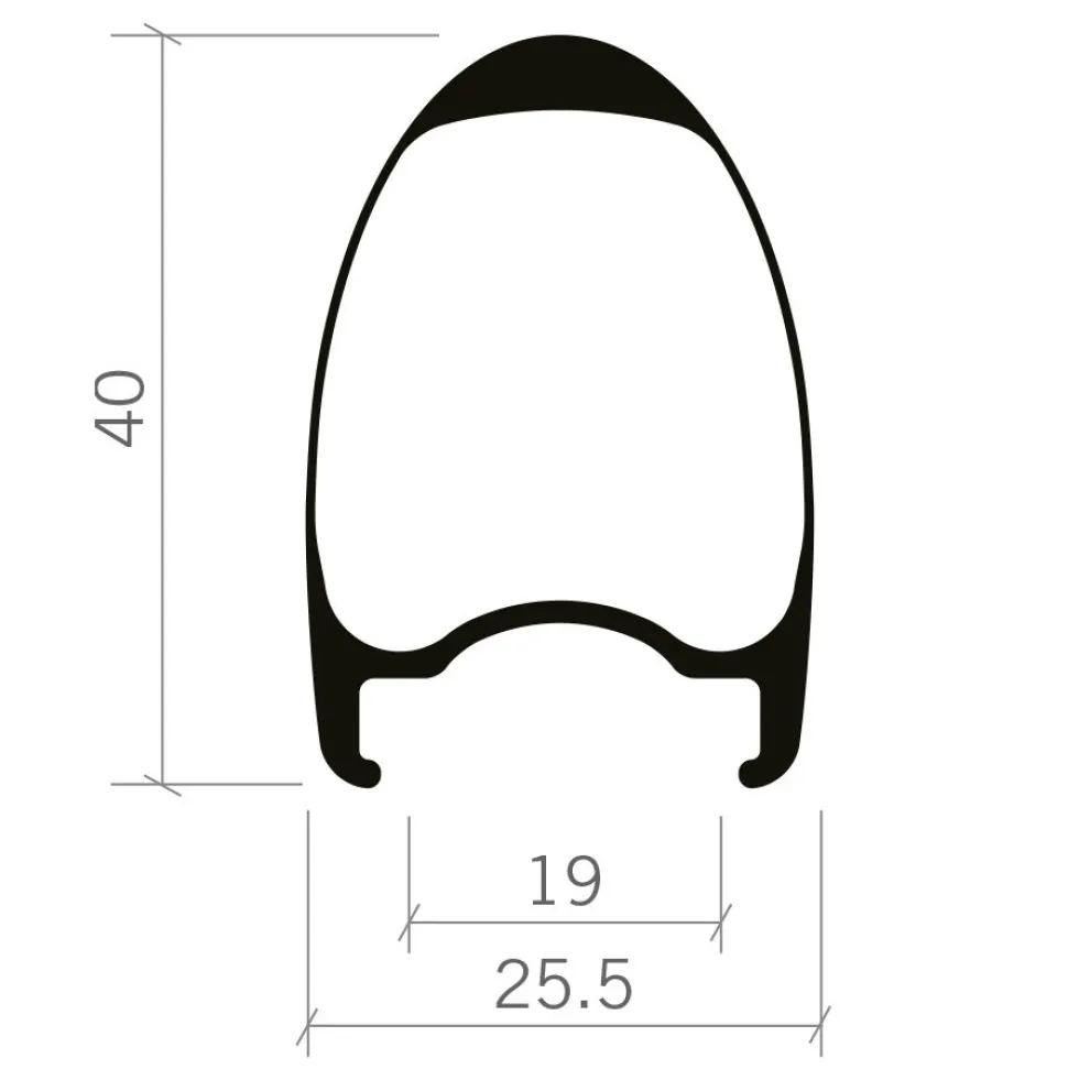 Vision SC 40 Wielset - 28" | Carbon | Clincher - 12x100mm | 12x142mm - Shimano HG-EV