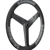 Wielen < Vision Metron 3-Spoke Carbon Front Wheel - Tubular - Centerlock - 12x100mm/QR - black