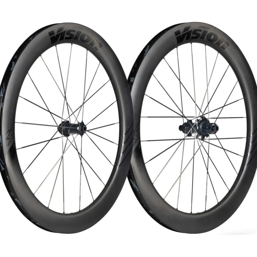 Vision Metron 60 RS Wielset - 28" | Carbon | Clincher | Centerlock - 12/15x100mm | 12x142mm - Shimano HG-EV