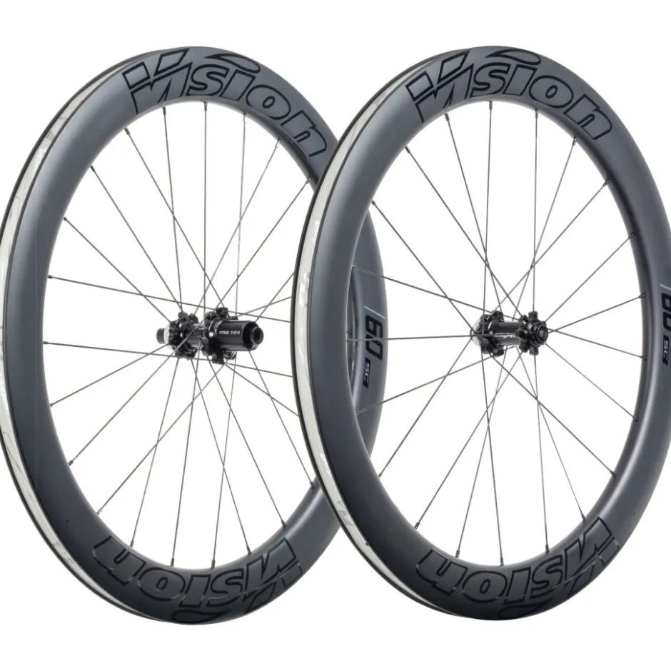 Wielen En Wielsets < Vision SC 60 Wielset - 28" | Carbon | Clincher | Centerlock - 12x100mm | 12x142mm - Shimano HG-EV