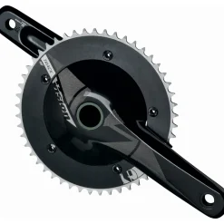 Vision Track 1X BB386EVO Crankset - 49 Tanden - zwart