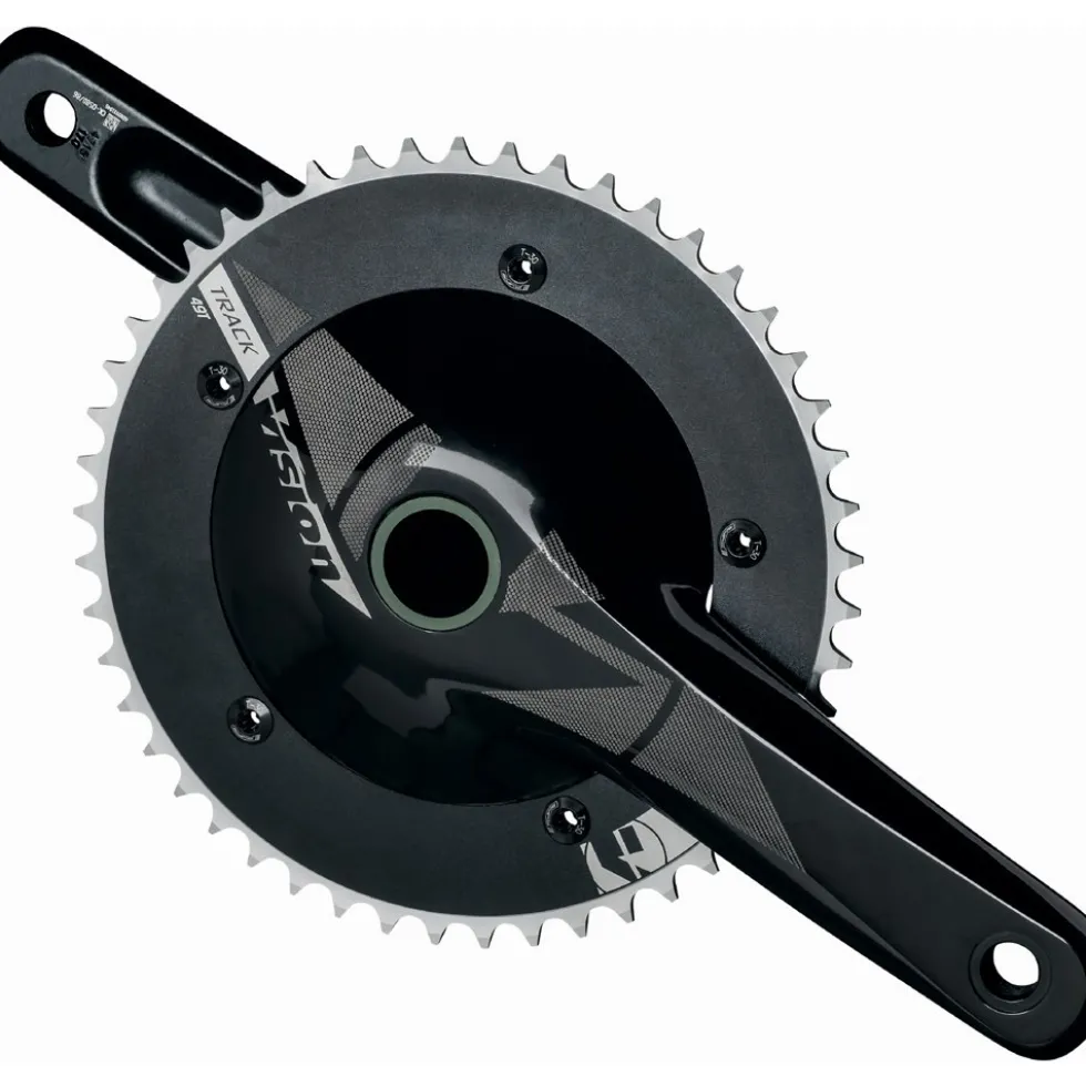 Vision Track 1X BB386EVO Crankset - 49 Tanden - zwart