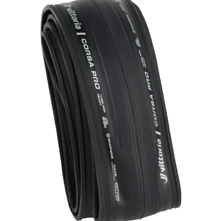 Banden < Vittoria Tires Vittoria Corsa Pro - TLR - Vouwband - 30-622 | zwart - limited edition