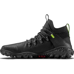Wandelschoenen|Barefoot Schoenen < Vivobarefoot Magna Forest Esc Barefoot Schoenen Heren - Obsidian-Neon Green