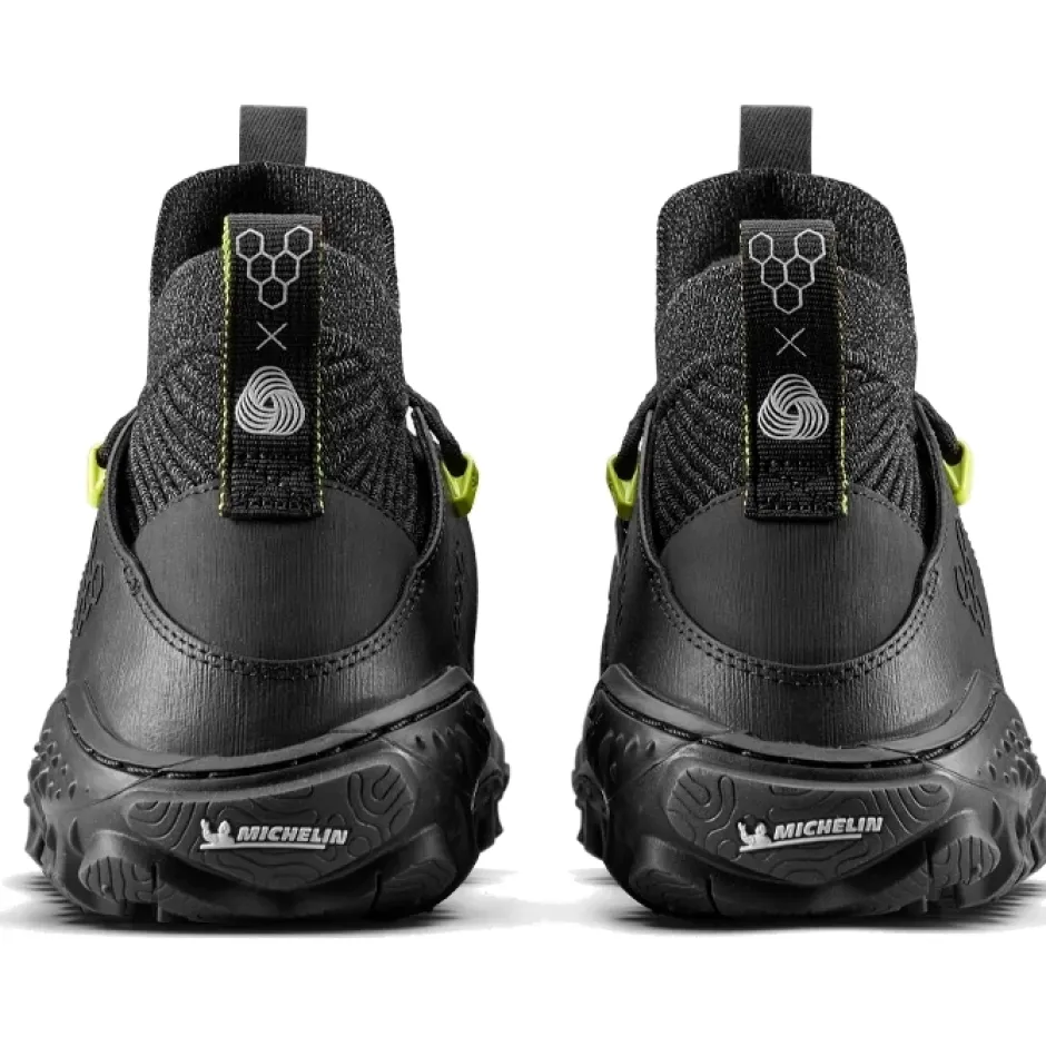 Wandelschoenen|Barefoot Schoenen < Vivobarefoot Magna Forest Esc Barefoot Schoenen Heren - Obsidian-Neon Green