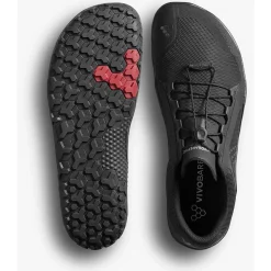 Vivobarefoot Primus Trail Firm Ground 3.5 Barefoot Schoenen Heren - Obsidian