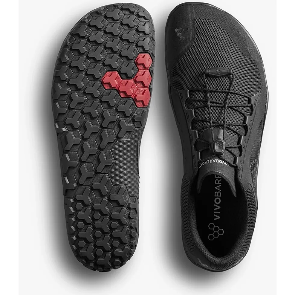 Vivobarefoot Primus Trail Firm Ground 3.5 Barefoot Schoenen Heren - Obsidian
