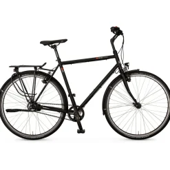 Urban Fietsen < vsf fahrradmanufaktur T-300 Alfine - Men City Bike with Belt Drive - 2026 - ebony matt