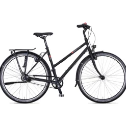vsf fahrradmanufaktur T-300 Alfine - Women City Bike with Belt Drive - 2026 - ebony matt