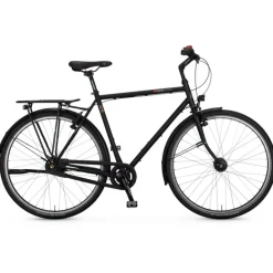 vsf fahrradmanufaktur T-100 Nexus - Heren Stadsfiets - 2026 - ebony matt