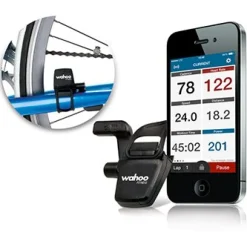 Wahoo Blue SC Speed and Cadence iPhone and Android Cycling Speed and Cadence Sensor - black
