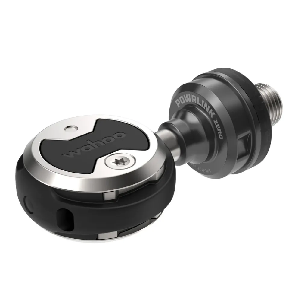Wahoo SPEEDPLAY Powrlink Zero Pedaalset met Kracht-/Krachtmeting | Single-sided | links - zwart/zilver