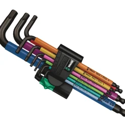 Wera 950/9 Hex-Plus Multicolour 1 - Stiftsleutelset, metrisch - 9-delig