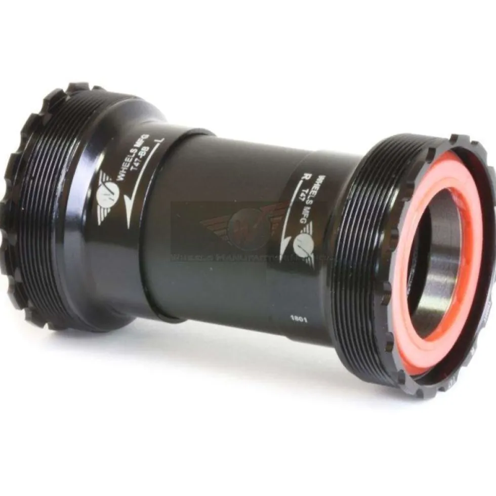 Wheels Manufacturing T47 Bottom Bracket - T47-86.5/92-121-DUB - black