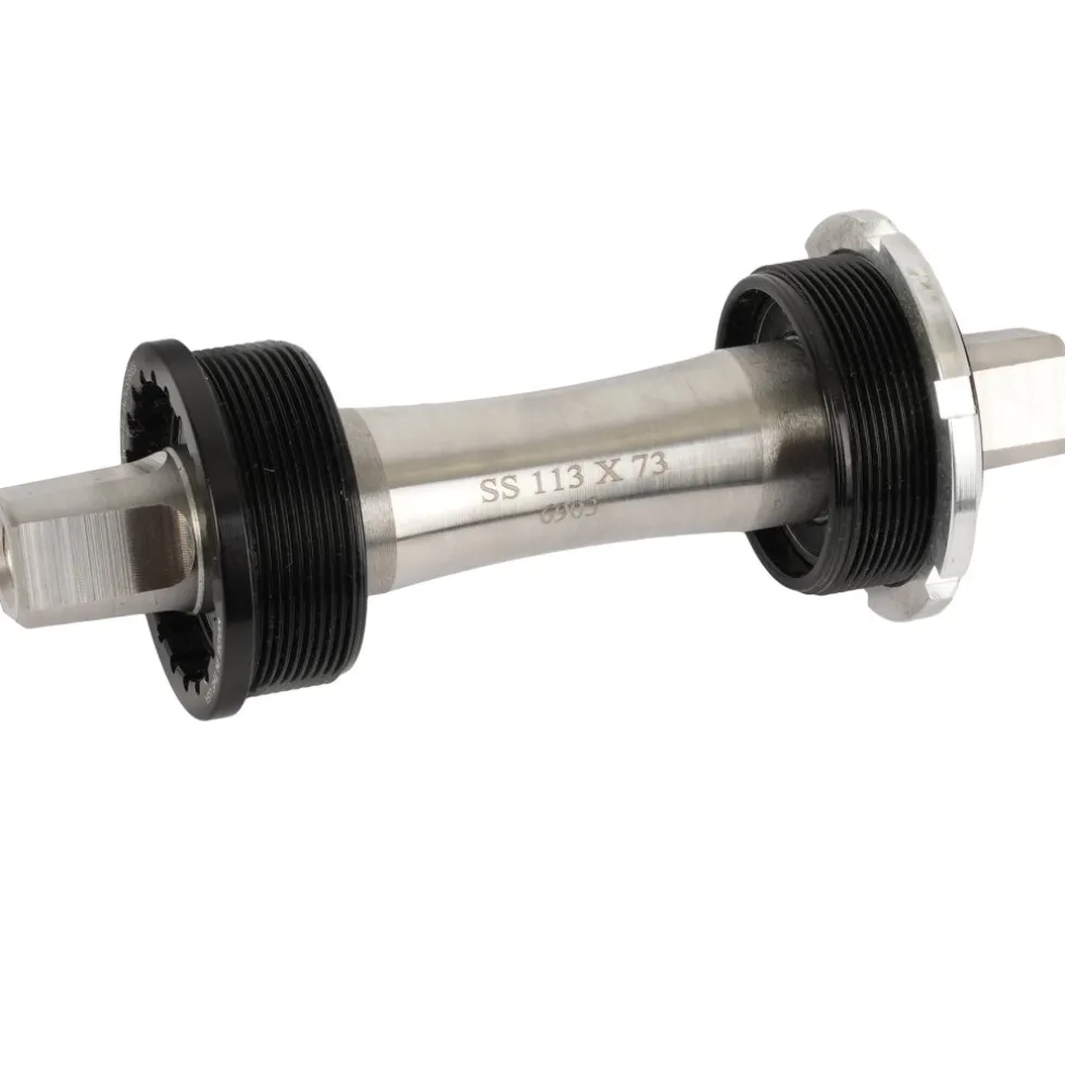 White Industries Trapas JIS 4-Kant - BSA-68/73-ST - Stainless Steel Axle