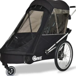 Wike Special Needs Fietskar - Inclusief Kinderwagen en Joggingset - zwart