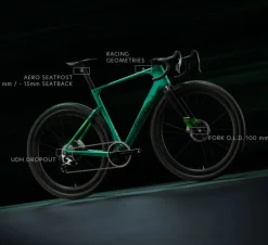 Wilier RAVE SLR ID2 - Force AXS - Carbon Gravel Bike - 2026 - pixel green matt