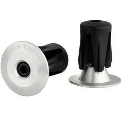 Wolf Tooth Aluminium Stuurdoppen - ruw zilver