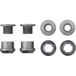 Wolf Tooth Aluminum Chainring Bolts - 6mm - 1-speed (4 pieces)