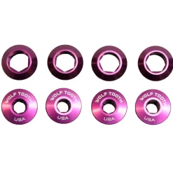 Wolf Tooth Aluminum Chainring Bolts - 6mm - 1-speed (4 pieces)