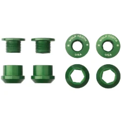 Wolf Tooth Aluminum Chainring Bolts - 6mm - 1-speed (4 pieces)