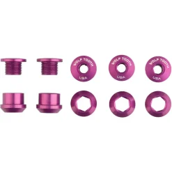 Wolf Tooth Aluminum Chainring Bolts - 6mm - 1-speed (5 pieces)