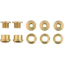 Wolf Tooth Aluminum Chainring Bolts - 6mm - 1-speed (5 pieces)