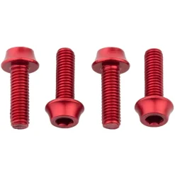 Bouten|Bidonhouders < Wolf Tooth Bidonhouder Bouten - M5x15mm - rood