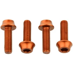 Wolf Tooth Bidonhouder Bouten - M5x15mm - oranje