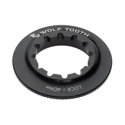 Remmen Reserveonderdelen < Wolf Tooth Centerlock Borgring - Interne Spline - zwart