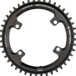Wolf Tooth Chainring for Shimano GRX 110 BCD 4-Bolt - Drop Stop - black