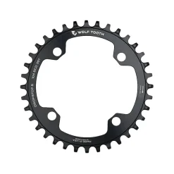 Kettingbladen < Wolf Tooth Kettingblad | 104 BCD | 4-Arm | Drop Stop B - zwart