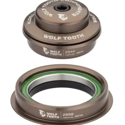 Wolf Tooth Premium Tapered Balhoofd - ZS44/28.6 | ZS56/40 - espresso