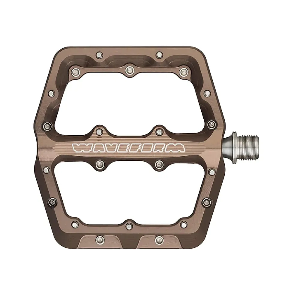 Wolf Tooth Waveform Platformpedalen - Grote - espresso