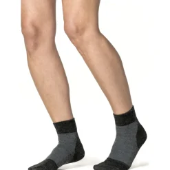 Woolpower Skilled Liner Short Sokken - dark grey-grey