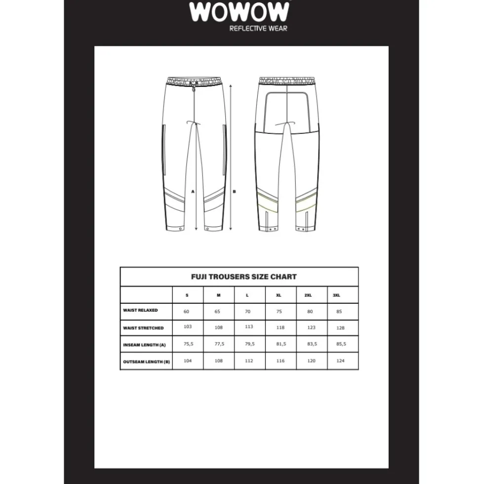 WOWOW Fuji Regenbroek - zwart