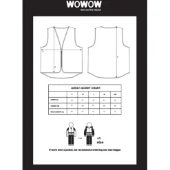 WOWOW Urban Citizen Omkeerbaar Veiligheidsvest - geel/rood