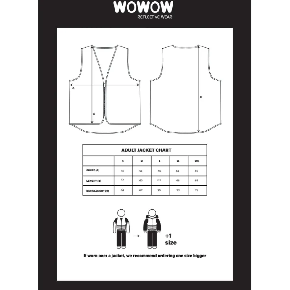 WOWOW Urban Citizen Omkeerbaar Veiligheidsvest - geel/rood