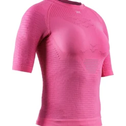 X-Bionic Effektor Hardloopshirt Dames - neo pink/x white