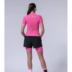 X-Bionic Effektor Hardloopshirt Dames - neo pink/x white