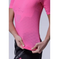X-Bionic Effektor Hardloopshirt Dames - neo pink/x white