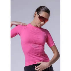 X-Bionic Effektor Hardloopshirt Dames - neo pink/x white