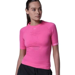 X-Bionic Effektor Hardloopshirt Dames - neo pink/x white