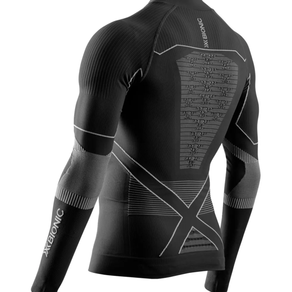 X-Bionic Energy Accumulator Light 1/2-Zip Hemd met Lange Mouwen Heren - x black/light grey