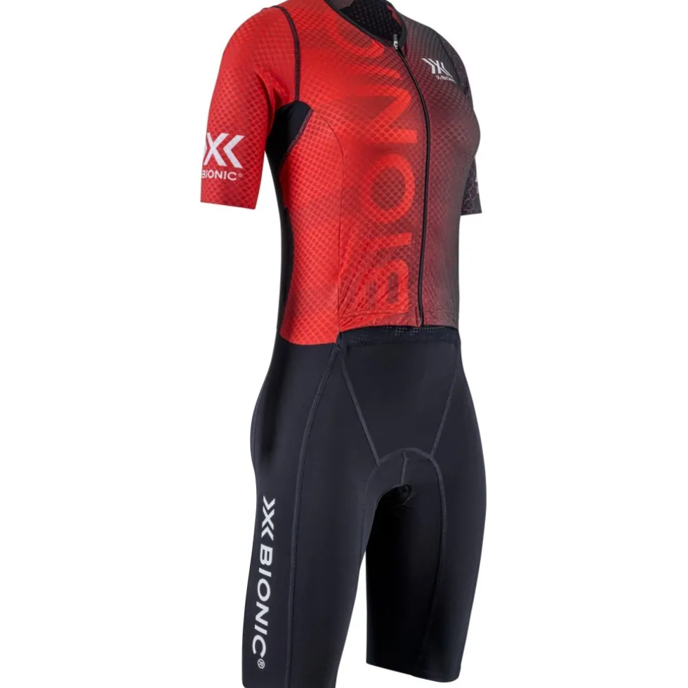 X-Bionic Dragonfly 5G Trisuit Dames - rood/zwart