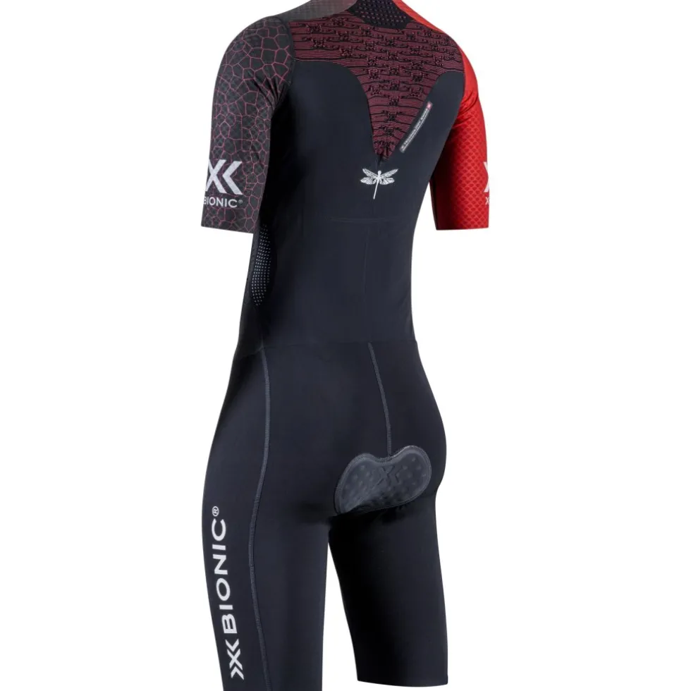 X-Bionic Dragonfly 5G Trisuit Dames - rood/zwart