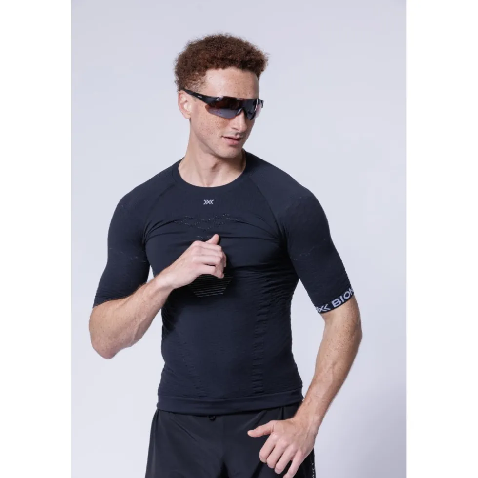 X-Bionic Effektor Hardloopshirt Heren - x black/x white